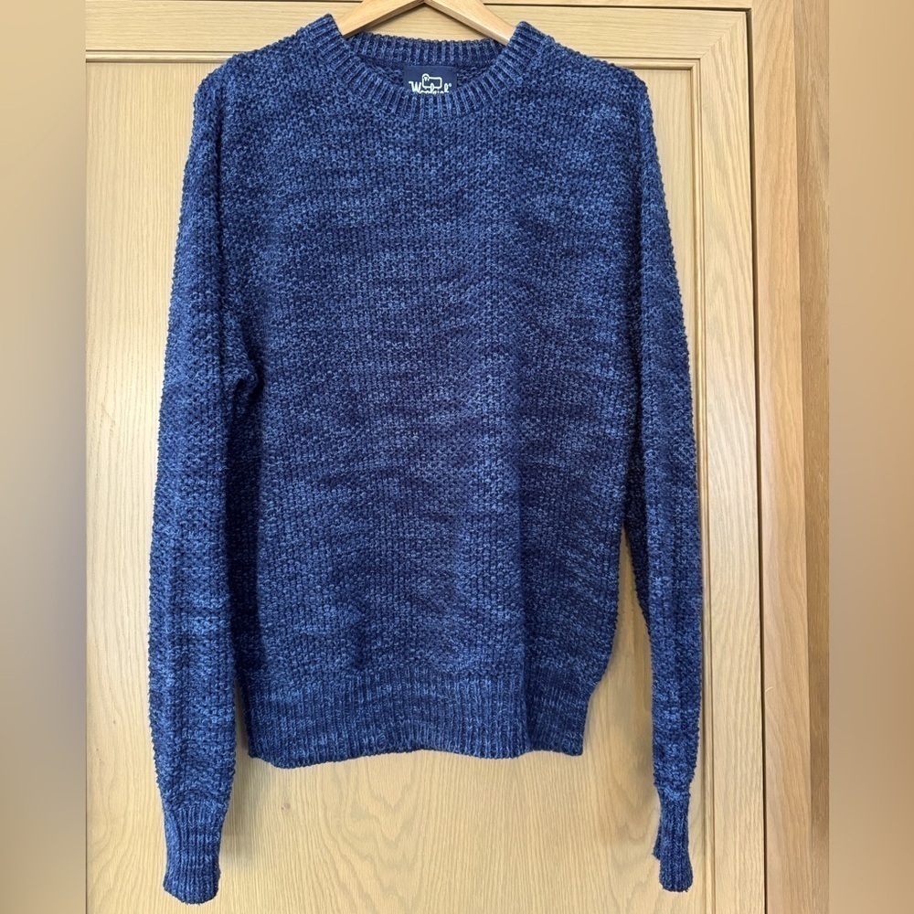 Vintage Woolrich 80's/90's Cotton Indigo Sweater Crewneck - Unisex / medium
